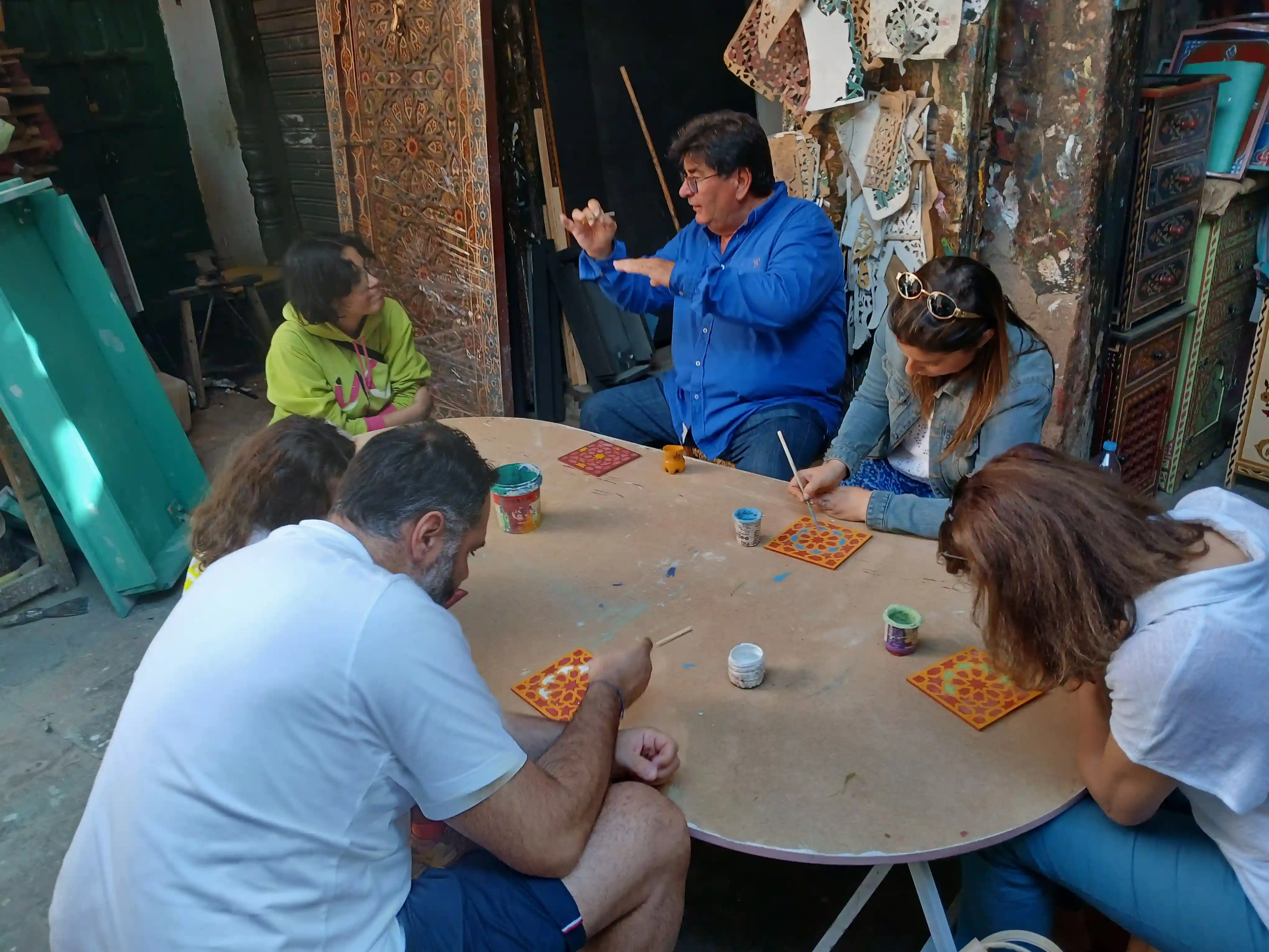 Moroccan painting tools